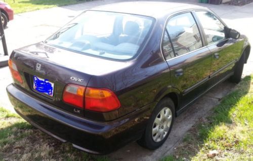 2000 Honda Civic LX one owner NO RESERVE manual transmission, image 2