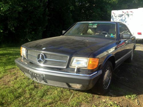 Mercedes 560 sec low miles no reserve