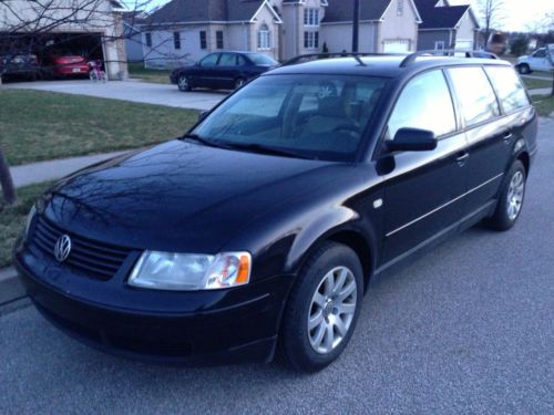 2000 volkswagen passat gls v6 black - good shape! only 143k miles