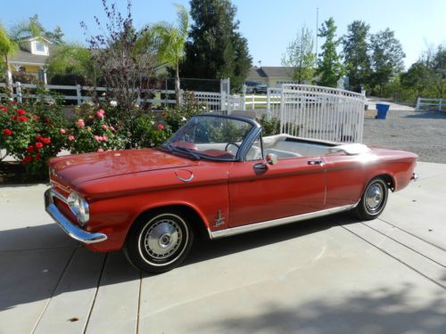 1964 corvair monza spyder turbo convertible-excellent!