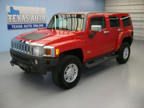 We finance!! 2006 hummer h3 4x4 auto heated leather bluetooth pioneer texas auto