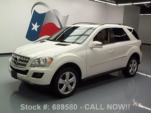2011 mercedes-benz ml350 4matic awd p1 sunroof nav 15k texas direct auto