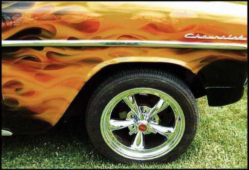 1955 CUSTOM BEL AIR 4 DR WAGON BBC 502 VINTAGE A/C CRUISER STREET ROD RESTO MOD, image 4