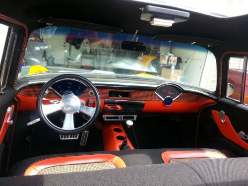 1955 CUSTOM BEL AIR 4 DR WAGON BBC 502 VINTAGE A/C CRUISER STREET ROD RESTO MOD, image 5