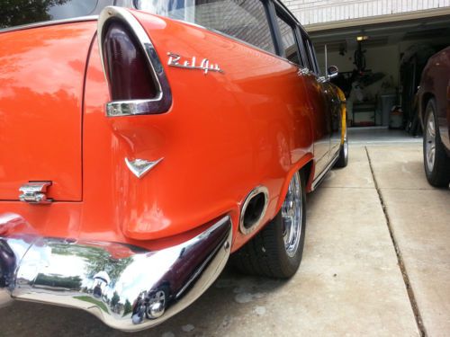 1955 CUSTOM BEL AIR 4 DR WAGON BBC 502 VINTAGE A/C CRUISER STREET ROD RESTO MOD, image 18