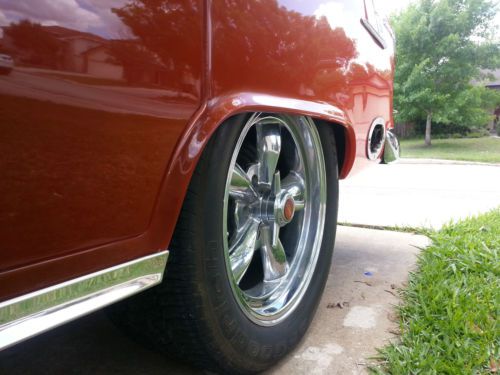 1955 CUSTOM BEL AIR 4 DR WAGON BBC 502 VINTAGE A/C CRUISER STREET ROD RESTO MOD, image 22