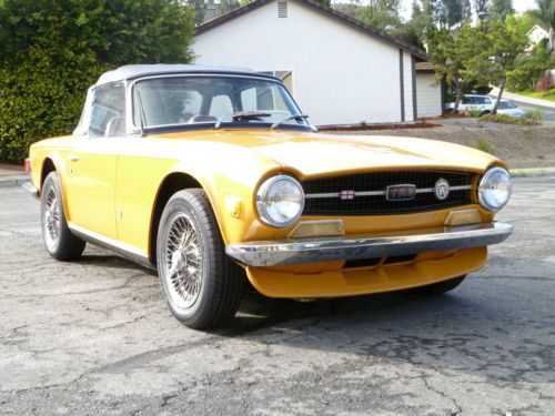 1972 triumph tr-6, excellent condition