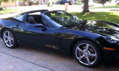 ,2009 corvette,removeable hardtop,17k miles,black corvette,chevrolet