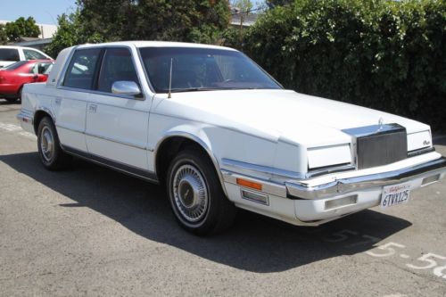 1989 chrysler new yorker landau 69k low miles automatic 6 cylinder no reserve