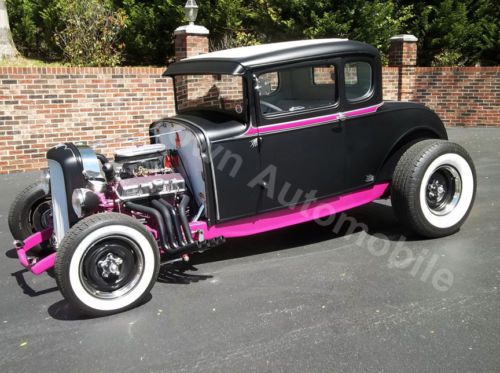 Steel body, chopped, disc brakes, turbo, auto trans, black, white