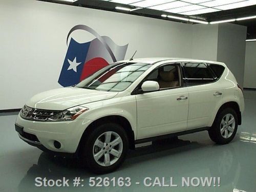 2007 nissan murano s leather dvd ent 1-owner 81k miles texas direct auto