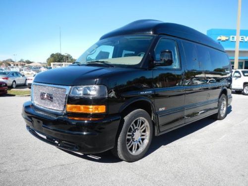 2014 gmc savana 2500 9 passenger majestic ssx hightop conversion van