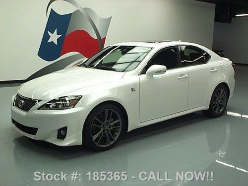 2013 lexus is250 f-sport auto sunroof heated seats 13k texas direct auto