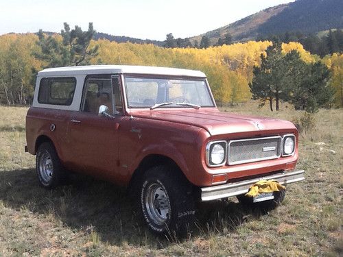 1969 international harvester scout 800a 4x4 8 cyl