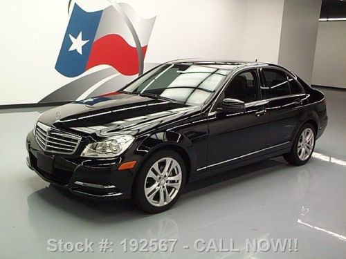 2012 mercedes-benz c300 lux 4matic awd sunroof nav 31k texas direct auto