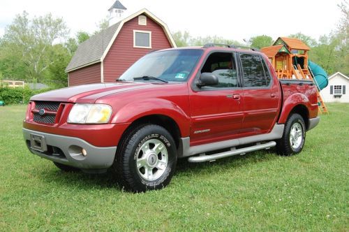 No reserve ..2001 ford explorer sport trac, 4 wheel drive, moonroof, leather, cd