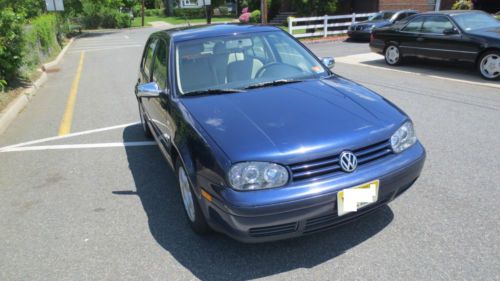 2002 volkswagen golf gls 4-door 1.9l tdi diesel mk4 5sp, manual, sunroof, 43 mpg