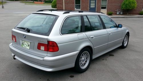 2001 BMW 525I Touring Wagon Silver Gray Leather, US $5,300.00, image 3