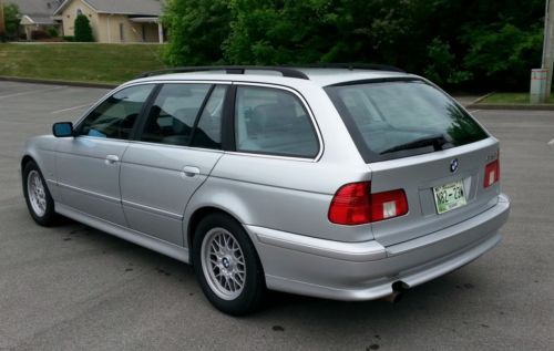 2001 BMW 525I Touring Wagon Silver Gray Leather, US $5,300.00, image 4