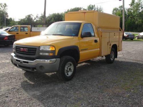2003 03 gmc sierra c 2500 201k pick up utility work truck car hauler no reserve