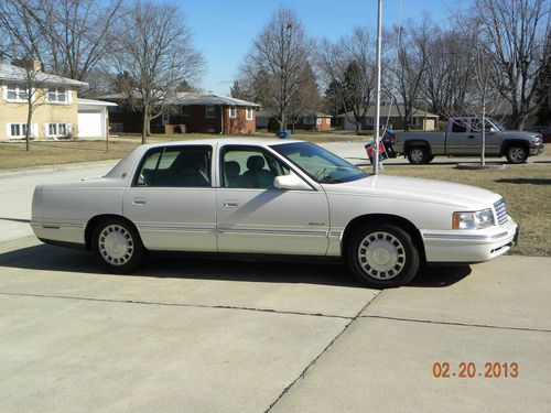 1997 cadillac deville - pearl white - no reserve!!!