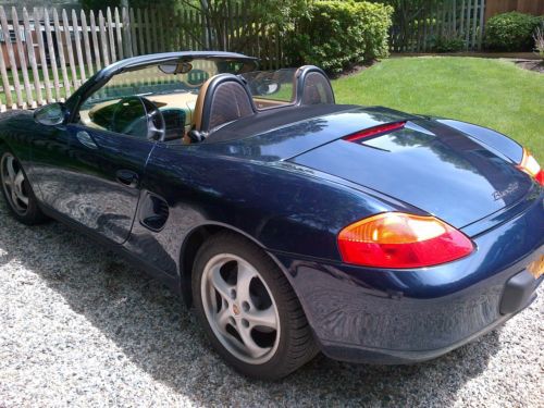 1997 Porsche Boxster Dark Blue, Saddle Interior GREAT CONDITION, US $13,500.00, image 2