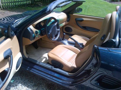 1997 Porsche Boxster Dark Blue, Saddle Interior GREAT CONDITION, US $13,500.00, image 3