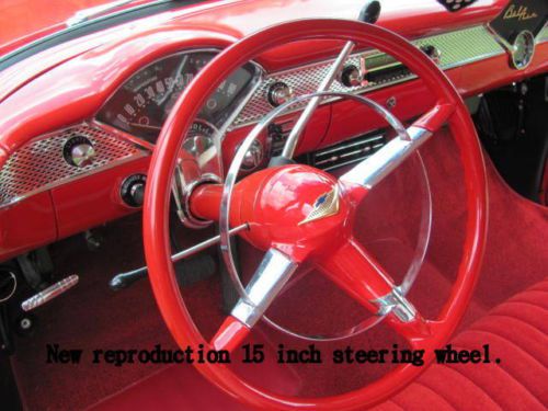 1955 Chevy Bel Air Red and White Mod 210, US $30,000.00, image 9