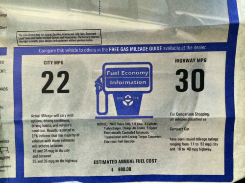 2002 Volvo S40 Base Sedan 4-Door 1.9L, US $3,500.00, image 20