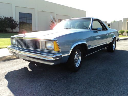 1981 chevrolet el camino 383 skip white crate engine new draglites w/ mickey&#039;s