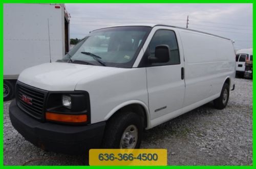 2003 standard used 6l v8 cargo extended 1 ton 6.0 work 3500chevy white express