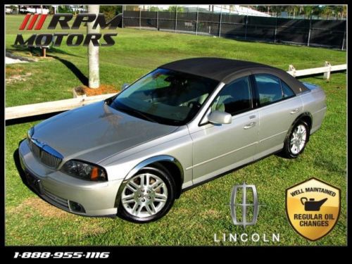 Stunning lincoln ls sport v8 well cared w/ lots of service records clean car fax