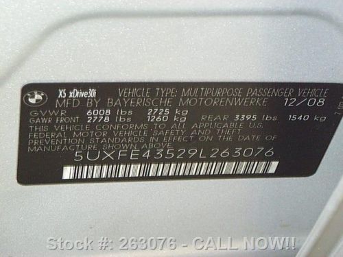 2009 BMW X5 XDRIVE30I AWD PANO SUNROOF NAV XENONS 51K TEXAS DIRECT AUTO, US $27,980.00, image 11