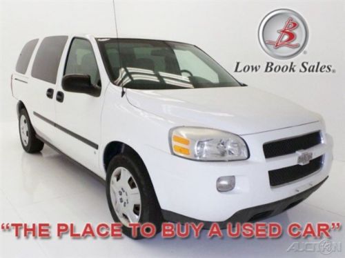 We finance! 08 chevy uplander ls white 123k 3.9l v6 12v minivan/van onstar