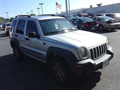 4dr sport jeep liberty sport suv automatic gasoline 3.7l v6 mpi bright silver me