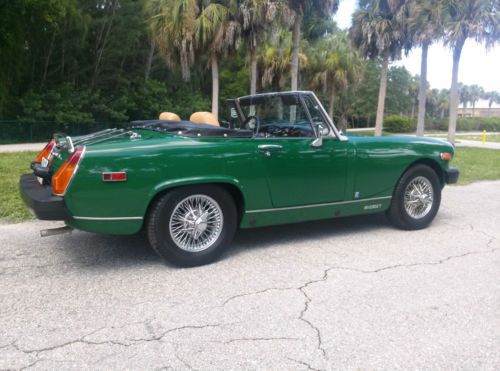 1977 mg midget british racing green beautiful frame off restoration no reserve !