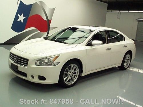 2010 nissan maxima 3.5 sv leather sunroof cd audio 66k texas direct auto