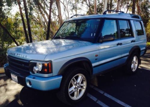 Land rover discovery se rare blue with black leather interior. ex condition