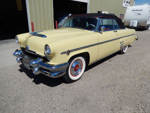 1954 mercury convertible, w/ continental kit. restored. very nice western car