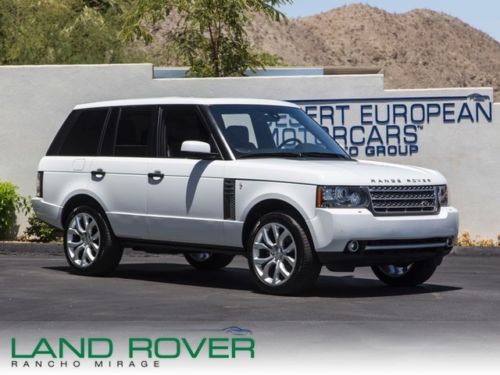 2011 range rover supercharged fuji white cpo rear seat entertainment