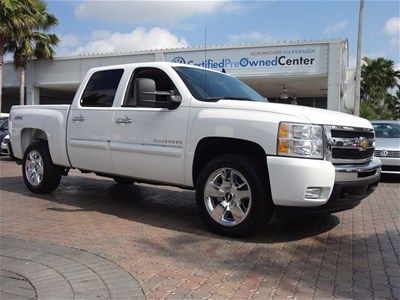 2011 white lt 5.3l flex fuel 4x4 crew cab 6 speed auto