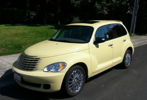 2007 chrysler pt cruiser touring  pastel yellow wagon 4-door 2.4l