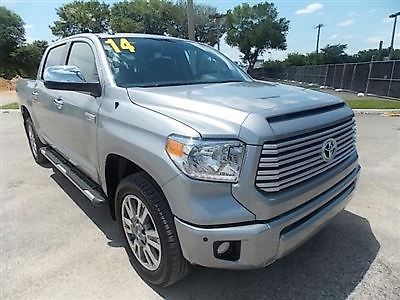 Crewmax 5.7l v8 6-spd at platinum low miles 4 dr crew cab truck automatic gas