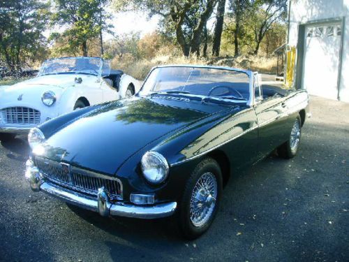 1964 mgb steel dash, pull handle restored, turn key roadster