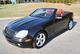 2003 slk 320 roadster,blk/tan designo pkg 69k v nice in &amp; out ,no reserve