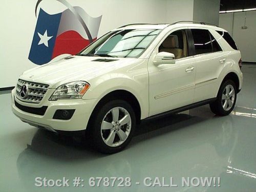 2011 mercedes-benz ml350 p1 sunroof nav rear cam 36k mi texas direct auto