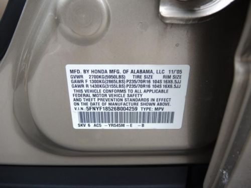 4X4 EX-L AT SUV 3.5L CD Roof-Sun/Moon Leather Seats Power Driver Seat CD Changer, image 20