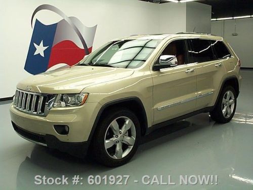 2011 jeep grand cherokee overland pano sunroof nav 48k texas direct auto