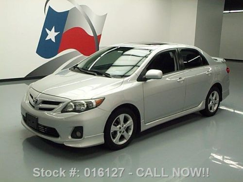 2012 toyota corolla s auto sunroof spoiler alloys 43k texas direct auto