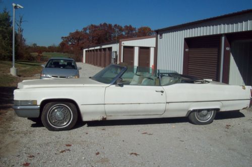 1970 cadillac deville base convertible 2-door 7.7l